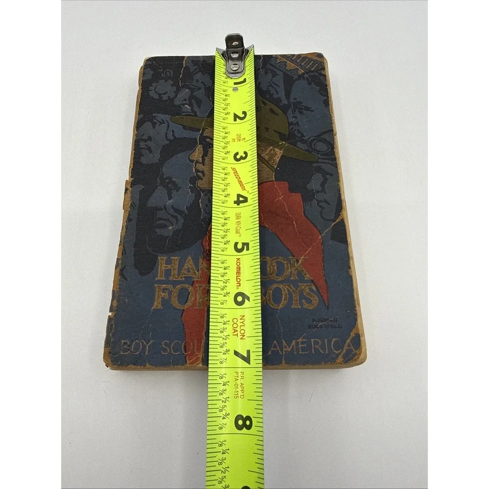 BSA Boy Scouts of America Handbook for Boys 1930s Distressed